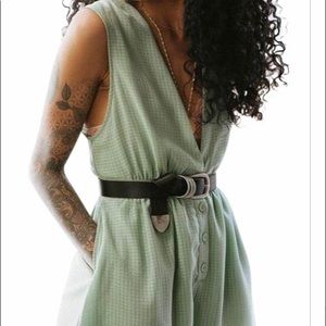 NWT✨ Urban Outfitters Mint Button Down Romper